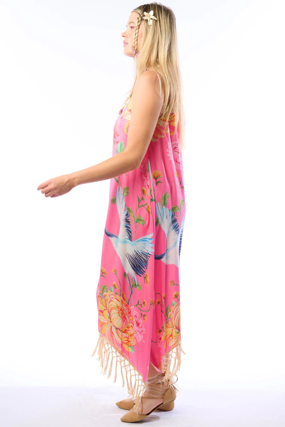 The Legend of The Crane Dress - Rose