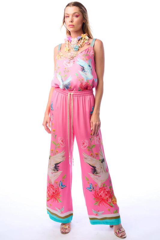 The Legend of The Crane Pants - Rose