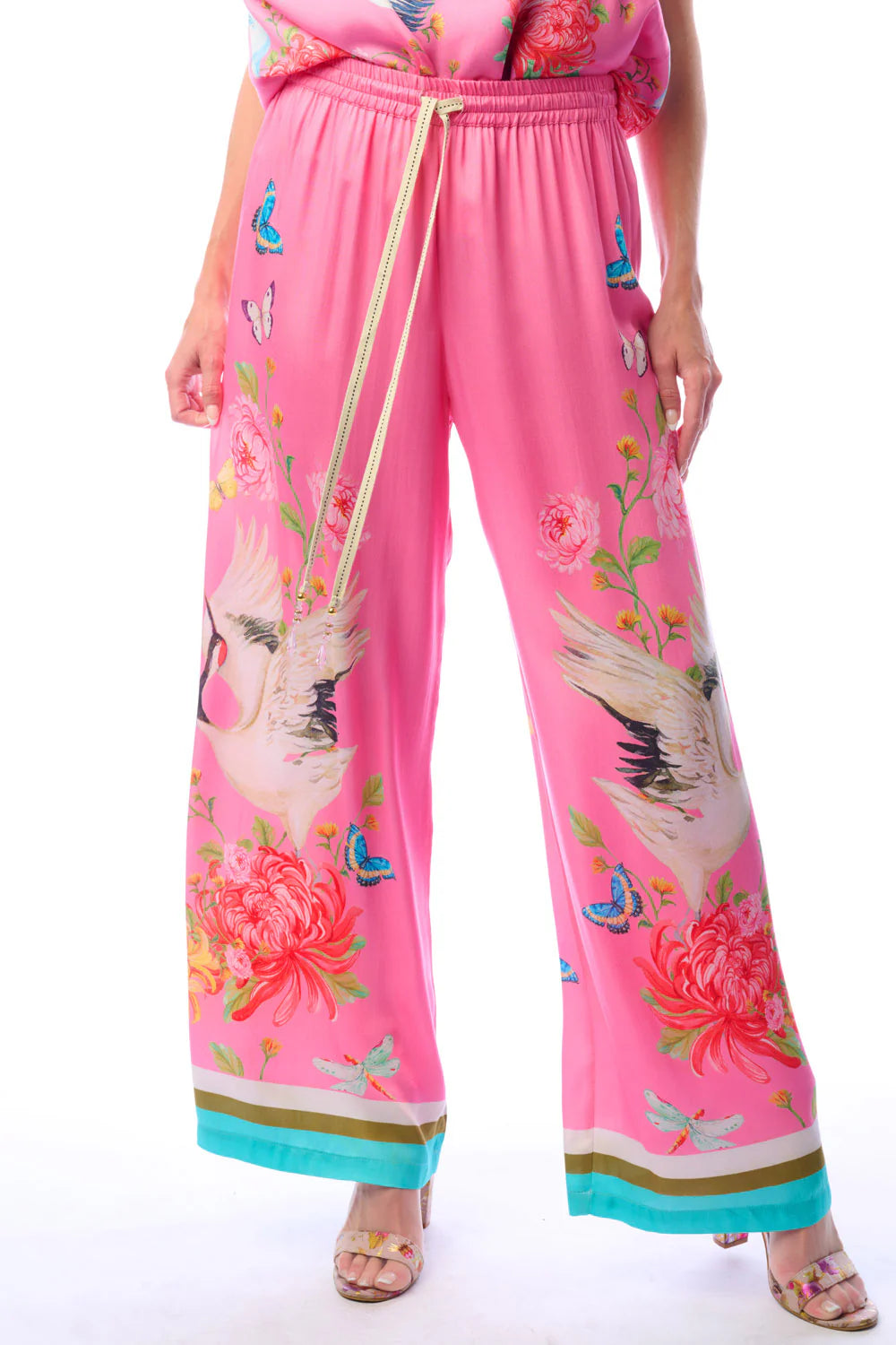 The Legend of The Crane Pants - Rose