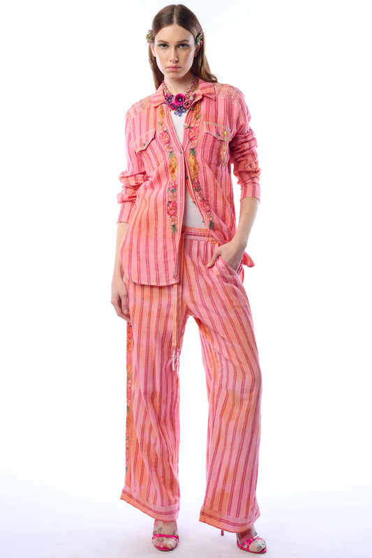 Be My Lover Pant - Vintage Rose
