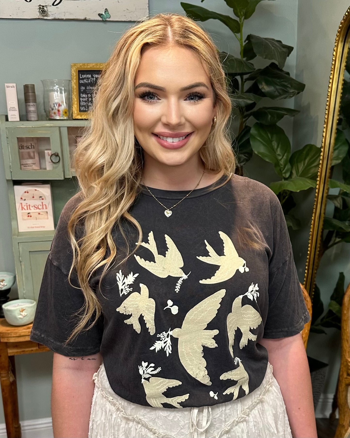 Washed Grey DoveTee