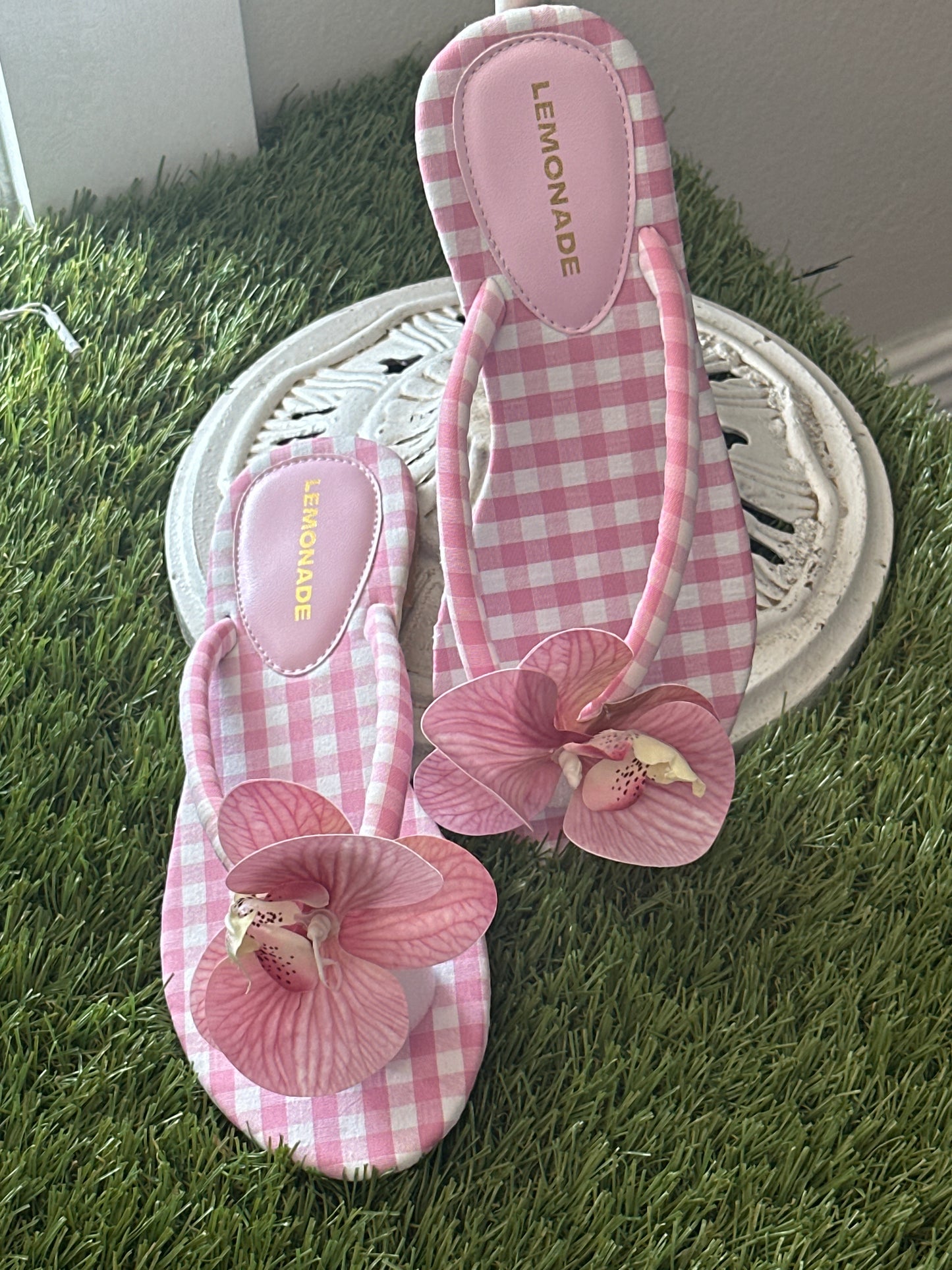Gingham Flower