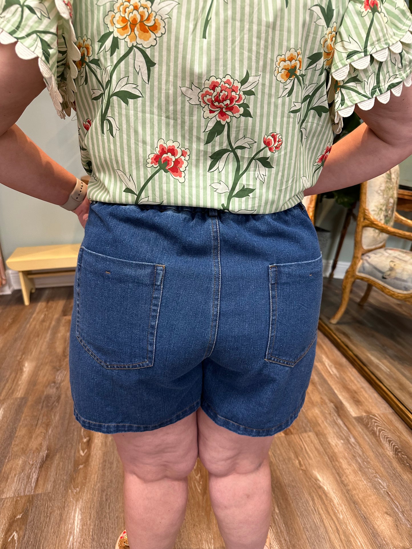 Denim Skort