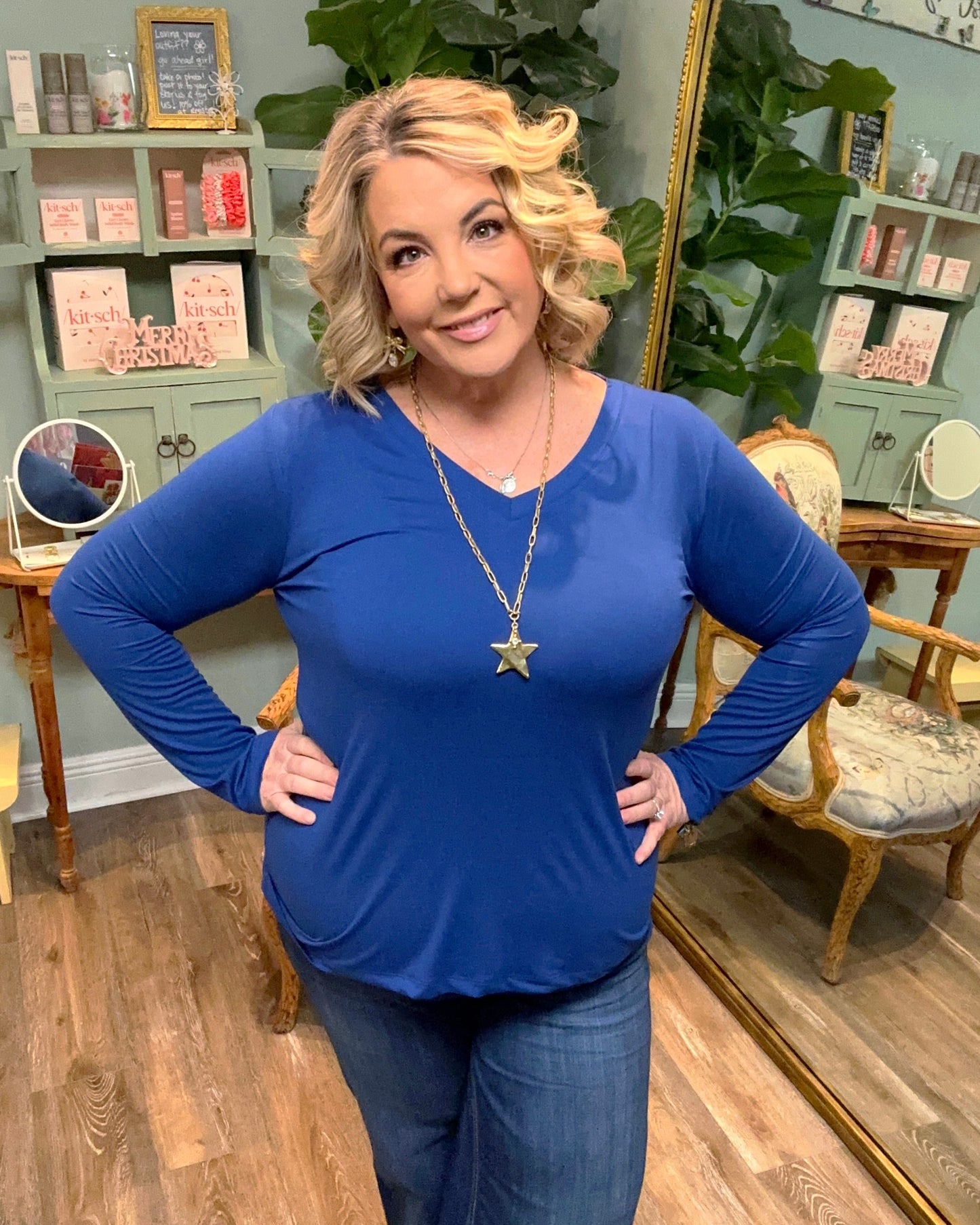 Buttery Soft Long Sleeve V-neck