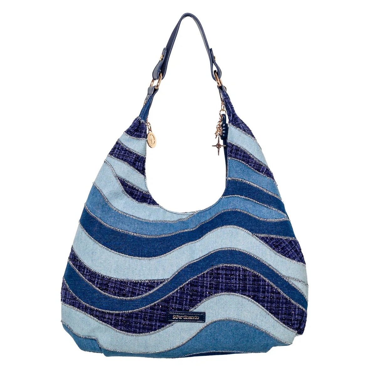 Desert Stitch Hobo Denim Bag