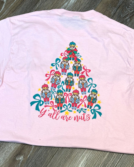 Ya'll Are Nuts Christmas Tee