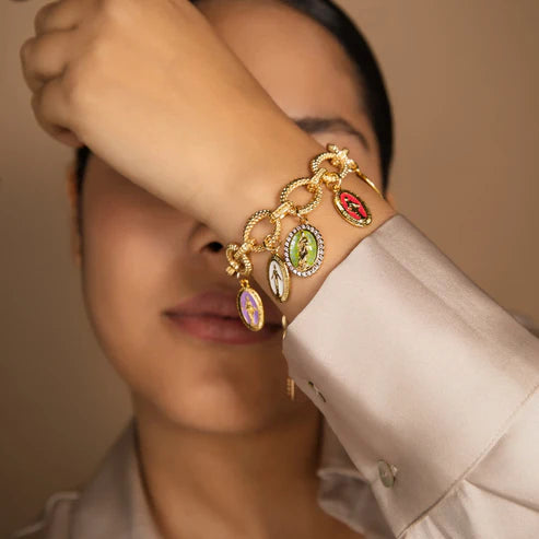 Protection Bracelet with Charms