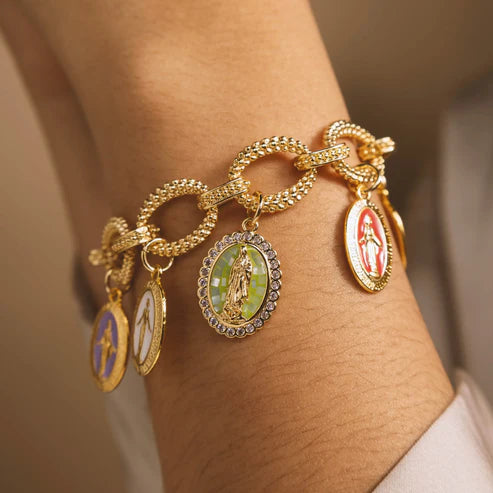 Protection Bracelet with Charms