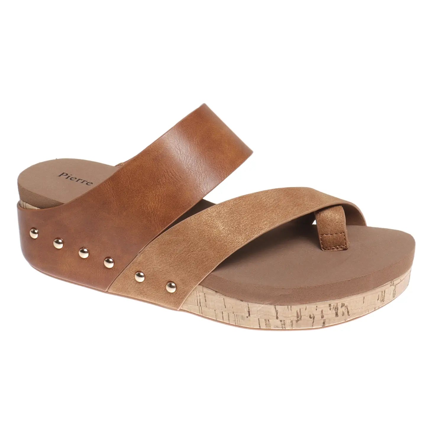 Tan Tricia Wedge
