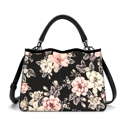 Violette Floral Print Crossbody Satchel