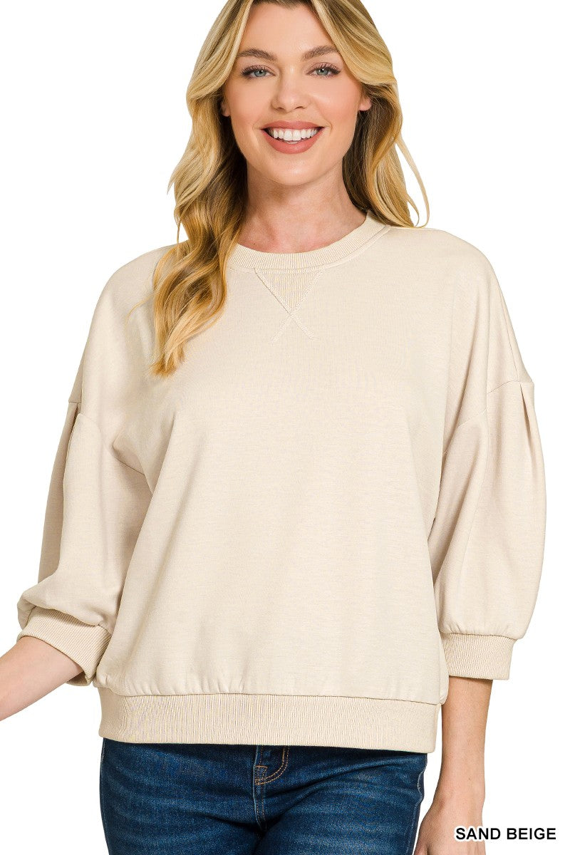 Scuba Drop Sleeve Top