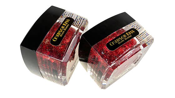 Crimson Kiss Chunky Glitter Gel