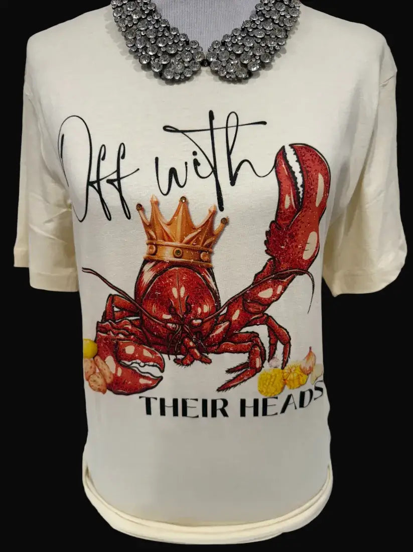 Bling Crawfish Tee - Off with their Heads