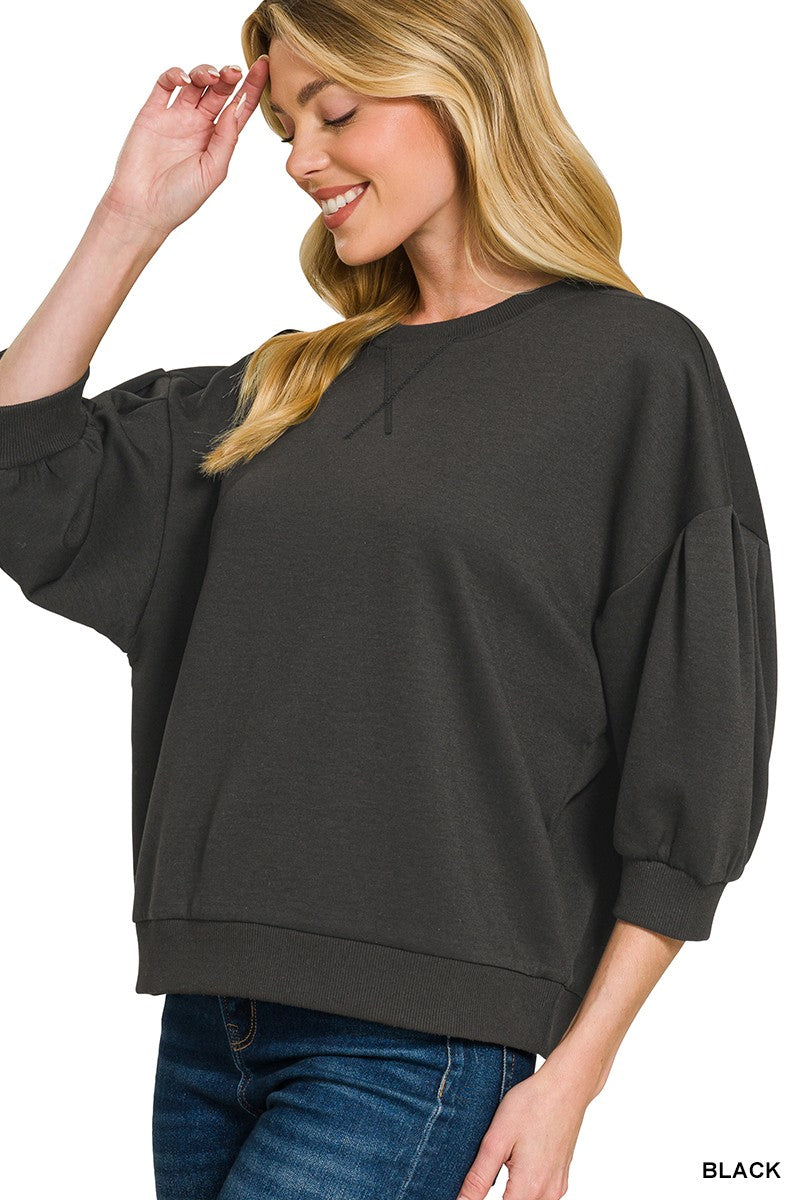 Scuba Drop Sleeve Top