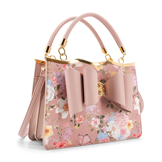 Amelie Floral Garden Bow Crossbody