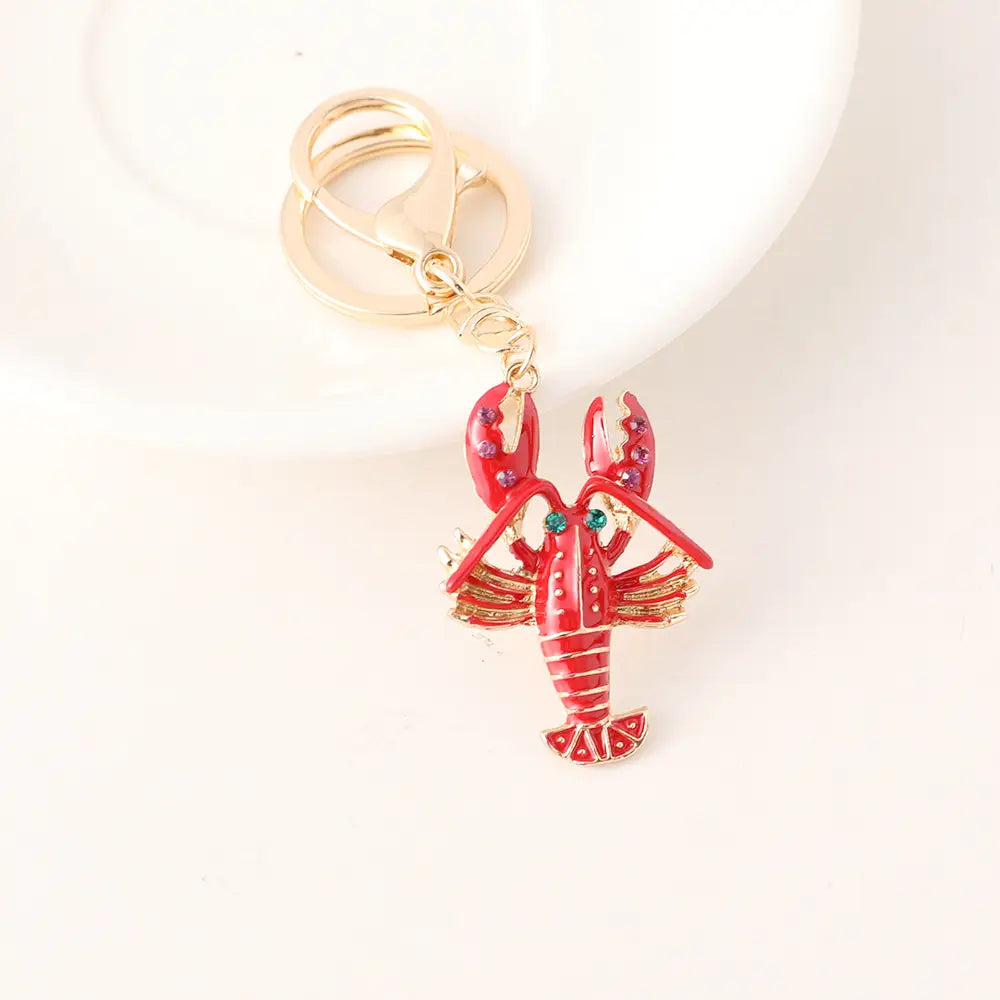 Crawfish Keychain/Bag Charm