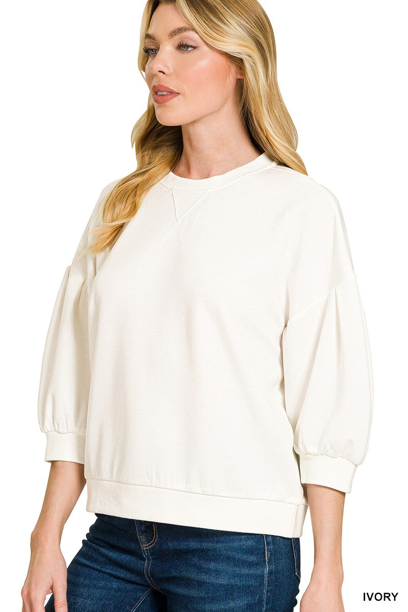 Scuba Drop Sleeve Top