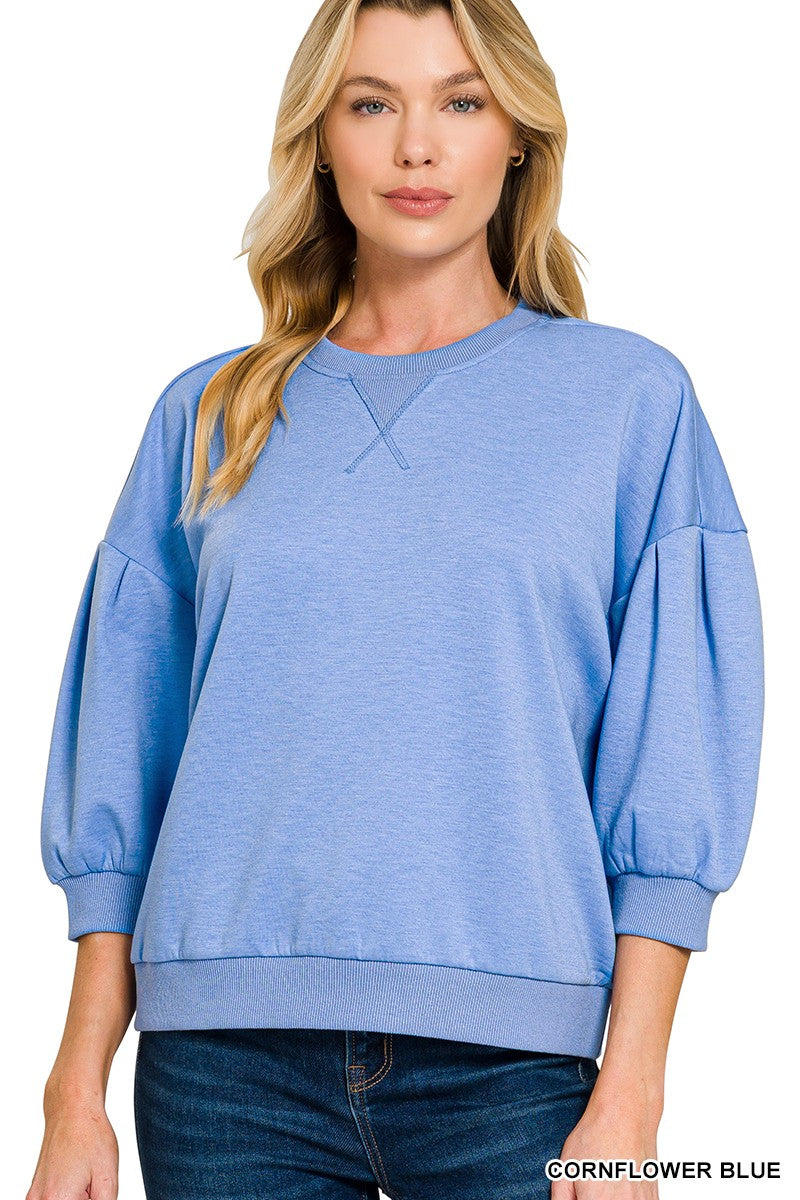 Scuba Drop Sleeve Top