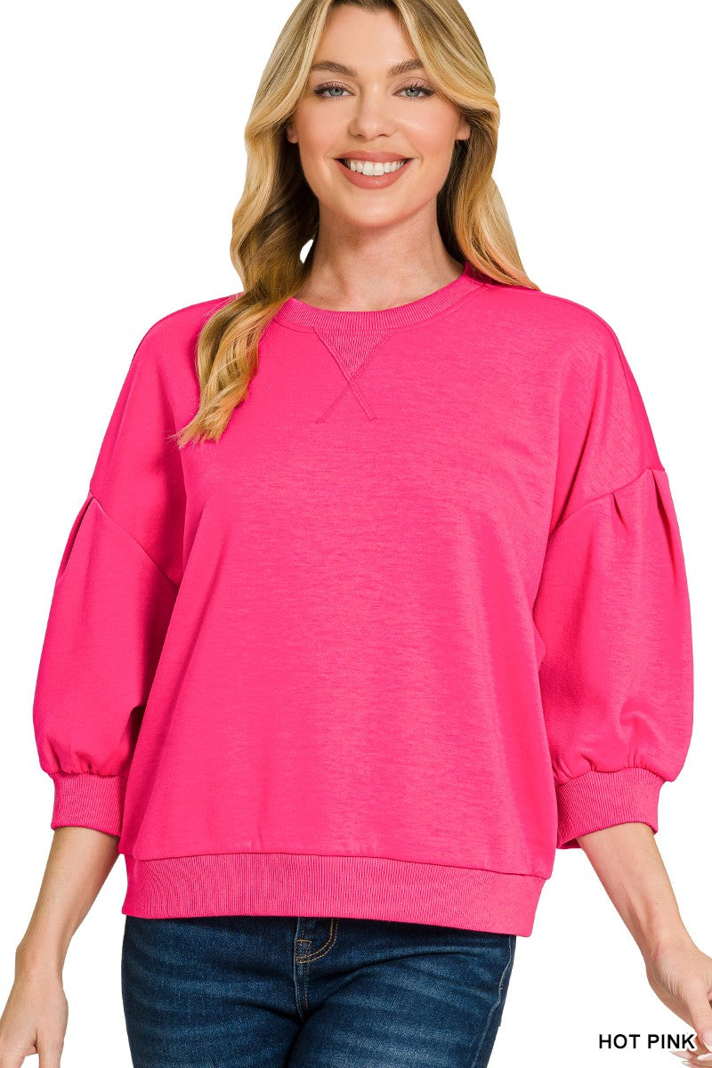 Scuba Drop Sleeve Top