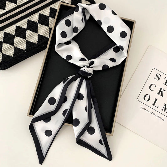 Retro Multi-Functional Ribbon Scarf